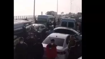 Accident îngrozitor în China. Peste 200 de autoturisme au fost implicate: „Este înfricoşător”