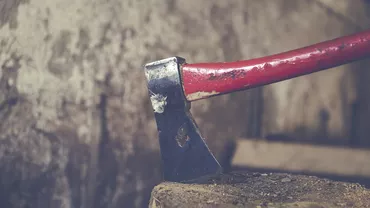 Crimă teribilă în Vâlcea: Un bărbat arestat pentru omor, după ce a atacat două persoane cu un topor şi un cuţit