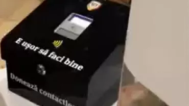 Premieră la o biserică din Cluj Napoca unde cutia milei a devenit electronică - Donează contactless!