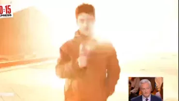 Reporter francez, surprins în direct de un atac cu rachete al rușilor în estul Ucrainei (VIDEO)