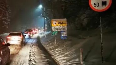 Restricții de circulație între Predeal și Râșnov: Autovehiculele cu tonajul de peste 7,5 tone, interzise temporar
