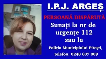 Pitești: femeie în vârstă de 35 de ani, dată dispărută. Poliția cere ajutorul populației