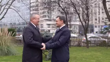 Premierul Republicii Moldova a ajuns la București. Dorin Recean, primit la Palatul Victoria de Nicolae Ciucă (VIDEO)