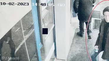 A sustras banii dintr-un bancomat și acum este căutat de polițiști! IPJ, detalii despre incidentul din Piatra Neamț