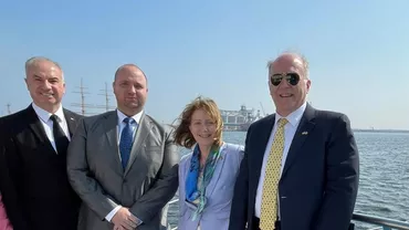 Ambasadoarea SUA, vizită în Portul Constanța. Bogdan Mîndrescu (MT): Am evidențiat avantajele strategice pe care le poate oferi partenerilor noștri