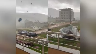 Tornadă puternică în Turcia! O persoană a murit, iar alte zeci au fost rănite: „Doamne, Ajută-ne!” (VIDEO)