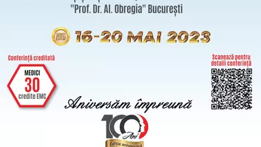 Conferință națională cu participare internațională: Zilele Medicale și Științifice ale Spitalului Clinic de Psihiatrie Prof. Dr. Al Obregia 16-20 Mai 2023