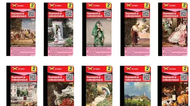 Picturi celebre, pe cartelele de metrou / Ce pot câștiga cei care colecționează 10 opere de artă diferite