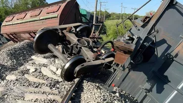 Trafic feroviar suspendat în Peninsula Crimeea, după ce o presupusă explozie ar fi cauzat deraierea unui tren (FOTO)