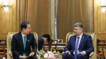 Marcel Ciolacu, după întâlnirea cu premierul Han Duck-soo: „Vom lucra foarte strâns pentru a facilita investițiile greenfield, dar și fabrici de producție ale companiilor sud-coreene în România”