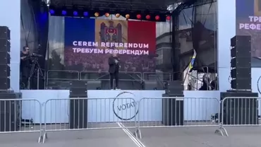 Marcel Pavel, moment penibil la mitingul prorușilor, în Orhei. A fost chemat să cânte, dar era piața goală: „Hei, unde sunteți? De ce ați plecat?” (VIDEO)