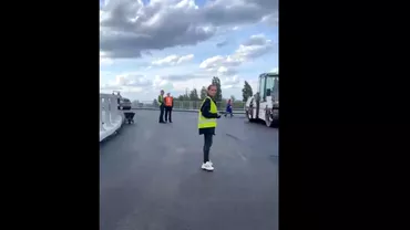 S-a asfaltat inelul central al Pasajului Berceni. Când va fi deschis circulației