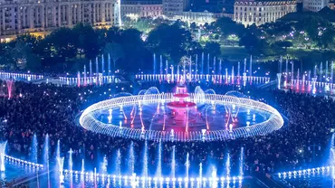„Simfonia Apei”, la o nouă ediție: Spectacolele de apă, muzică și lumini din centrul Capitalei reîncep din 19 mai