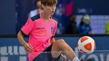 Jocurile Europene: Kinga Barabasi a câştigat aurul pentru România în proba feminină de simplu a concursului de teqball