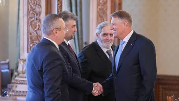 Consultări la Cotroceni pentru desemnarea premierului. Klaus Iohannis: „Ce s-a început pentru stabilitatea României continuă în parametrii planificați” (VIDEO)
