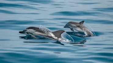 Mai mulți delfini și-au făcut apariția pe malul mării. Oamenii i-au fotografiat și admirat