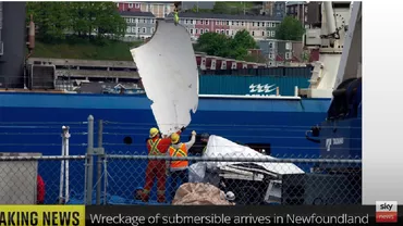 Primele imagini cu resturile submersibilului Titan, care a făcut implozie în adâncurile Atlanticului (VIDEO)