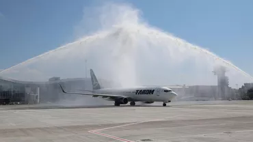 Cea mai nouă platformă pentru aeronave a Aeroportului Otopeni, inaugurată de TAROM (VIDEO)
