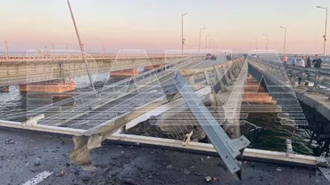 Serviciile speciale şi marina ucraineană se află în spatele atacului asupra podului din Crimeea