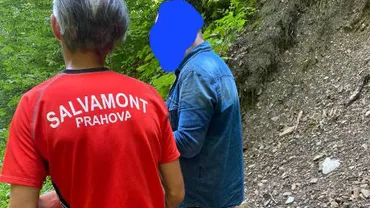 Prahova: Turist epuizat, abandonat în pădure de ghidul montan pe care îl plătise. El a fost recuperat de salvamontiști (FOTO)
