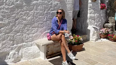 Mirela Vaida, aventură romantică în Puglia, Italia / Ce a pățit prezentatoarea înainte de a ajunge la destinație