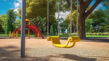 O fetiță a ajuns la spital după ce leagănul dintr-un loc de joacă din Bacău a cedat: „Vii cu copilul în parc și pleci cu ambulanța”