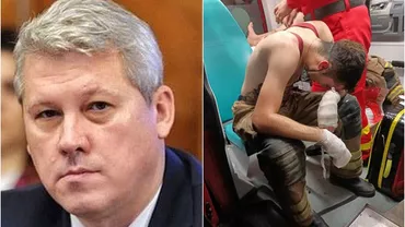 Cătălin Predoiu, impresionat de pompierul cu mâinile arse în explozia de la Crevedia: „Îmi dădeau lacrimile. Nu înfloresc, nu exagerez, nu mint”