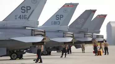 Avioanele de luptă F-16 și cei 100 de militari americani au ajuns în România / Ce misiuni vor desfășura