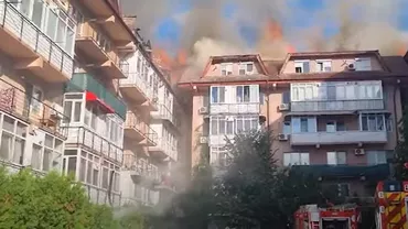 Pompieri agresați de locatari, la incendiul din Craiova. Unul dintre salvatori a fost pălmuit de un bărbat nemulțumit în timp ce focul s-a extins la alte două blocuri