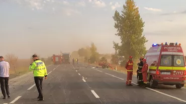 Accident rutier grav în județul Ialomița! O mașină a fost spulberată de un TIR, iar o persoană a murit