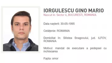 Mario Iorgulescu a fost dat în urmărire generală de Poliția Română și are un nou mandat european de arestare emis pe numele lui