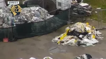 Percheziții DIICOT în București și patru județe din vestul țării într-un dosar de contrabandă cu deșeuri. Peste 1.500 de tone de gunoaie ar fi ajuns ilegal în România (VIDEO)