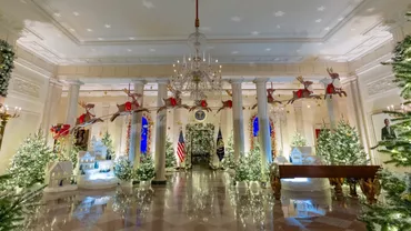 Casa Albă, gata să intre în spiritul Crăciunului / Peste 140.000 de luminițe îi vor aminti lui Joe Biden de copilărie (FOTO/VIDEO)