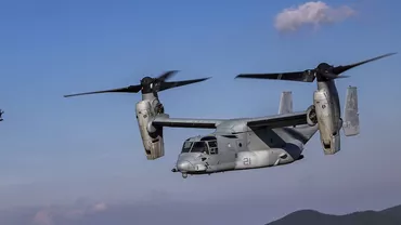 O aeronavă militară a SUA s-a prăbușit în Japonia, cu opt oameni la bord