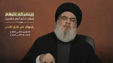 Liderul grupării teroriste Hezbollah a susținut primul discurs după atacul din 7 octombrie: Această operațiune este măreață, sacră și a fost 100% palestiniană. Nu a existat nicio latură negativă a acestei operațiuni și nu puteau să o facă altfel (VIDEO)