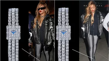 Rihanna, opulență la cote maxime. Artista s-a afișat cu un ceas de lux la gleznă. Prețul colosal al bijuteriei