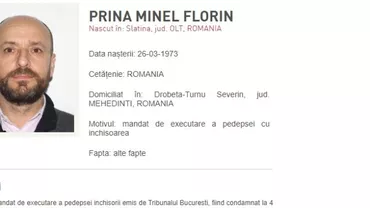 Fostul primar fugar al Slatinei, Minel Prina, condamnat în dosarul lui Darius Vâlcov, a fost adus în țară