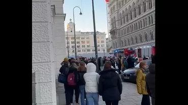 Clădirea Primăriei din Viena a fost evacuată, în urma izbucnirii unui incendiu (VIDEO)