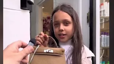 Opulența, un nou trend pe TikTok. O fetiță de 11 ani stârnește invidia cu accesorii de sute de mii de euro
