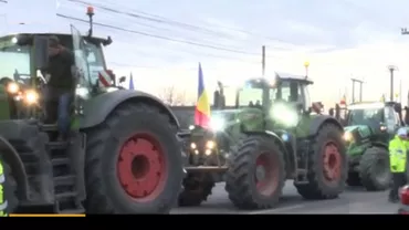 Protestatarii au blocat un sens de mers în Afumați. Numărul manifestanților a crescut în acea zonă (VIDEO)