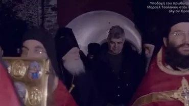 Premierul Marcel Ciolacu a fost primit din nou la Muntele Athos (VIDEO)