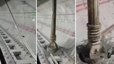 Imagini incredibile din Istanbul: Au săpat până au ajuns la metrou (VIDEO)