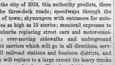 Cum credeau oamenii din urmă cu un secol că va arăta lumea anului 2024