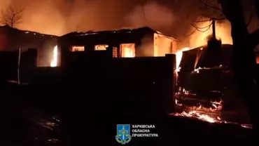 Șapte persoane, printre care și trei copii mici, au murit în urma unui atac al Rusiei din Harkov / Armata a atacat cu drone un cartier de locuințe
