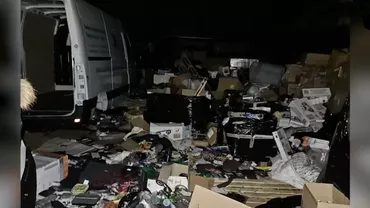 Un grup de români a distrus tot ce n-a putut fura dintr-un depozit cu ajutoare pentru persoane nevoiașe al unei asociații umanitare din Franța (VIDEO)