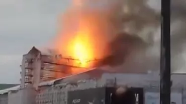 Incendiu violent la Copenhaga, la o clădire veche de 400 de ani (VIDEO)