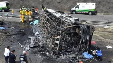 Accident grav în Mexic, la periferia capitalei. 14 morți și 31 de răniți în urma incidentului rutier