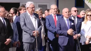 Schimb de replici între Rareș Bogdan și Mihai Tudose la sediul BEC: „Nu ne-am jignit, până la urmă, era o figură de stil cu Superman (VIDEO)