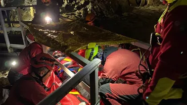 Exercițiu de salvare la Peștera Valea Cetății din masivul Postăvarul. Ce misiuni au avut salvamontiștii (FOTO)