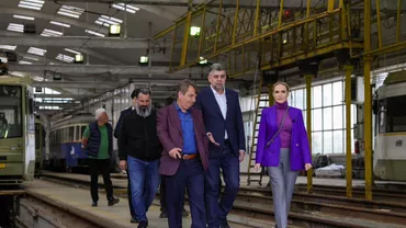 Marcel Ciolacu şi Gabriela Firea au mers, de 1 Mai, în vizită la depoul Dudeşti din Capitală: „După ce am depășit Ungaria, sunt convins că putem ajunge și Polonia“